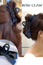 Load image into Gallery viewer, Ribbon Bowknot Hair Claw Clip

