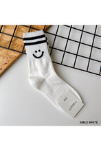 Load image into Gallery viewer, Smiley Face Crew Socks
