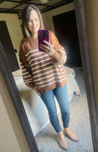 Load image into Gallery viewer, Autumn Stripes Sweater
