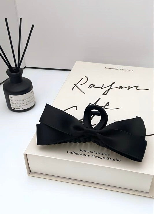 Ribbon Bowknot Hair Claw Clip