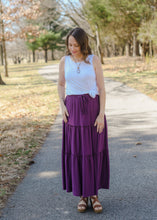 Load image into Gallery viewer, Purple Maxi Skirt
