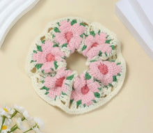 Load image into Gallery viewer, Boho Crochet Scrunchies

