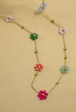 Load image into Gallery viewer, Colorful Flower Charm Necklace
