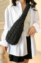 Load image into Gallery viewer, Quilted Puffy Crossbody Sling Bag
