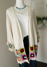 Load image into Gallery viewer, Crochet Charm Kimono
