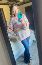 Load image into Gallery viewer, Cotton Candy Stripes Sweater
