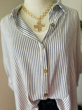 Load image into Gallery viewer, Blue Stripes Button Down
