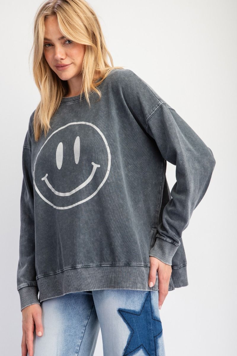 Smile Face Pullover