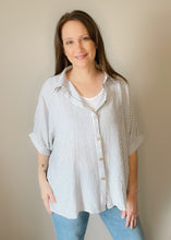 Load image into Gallery viewer, Blue Stripes Button Down
