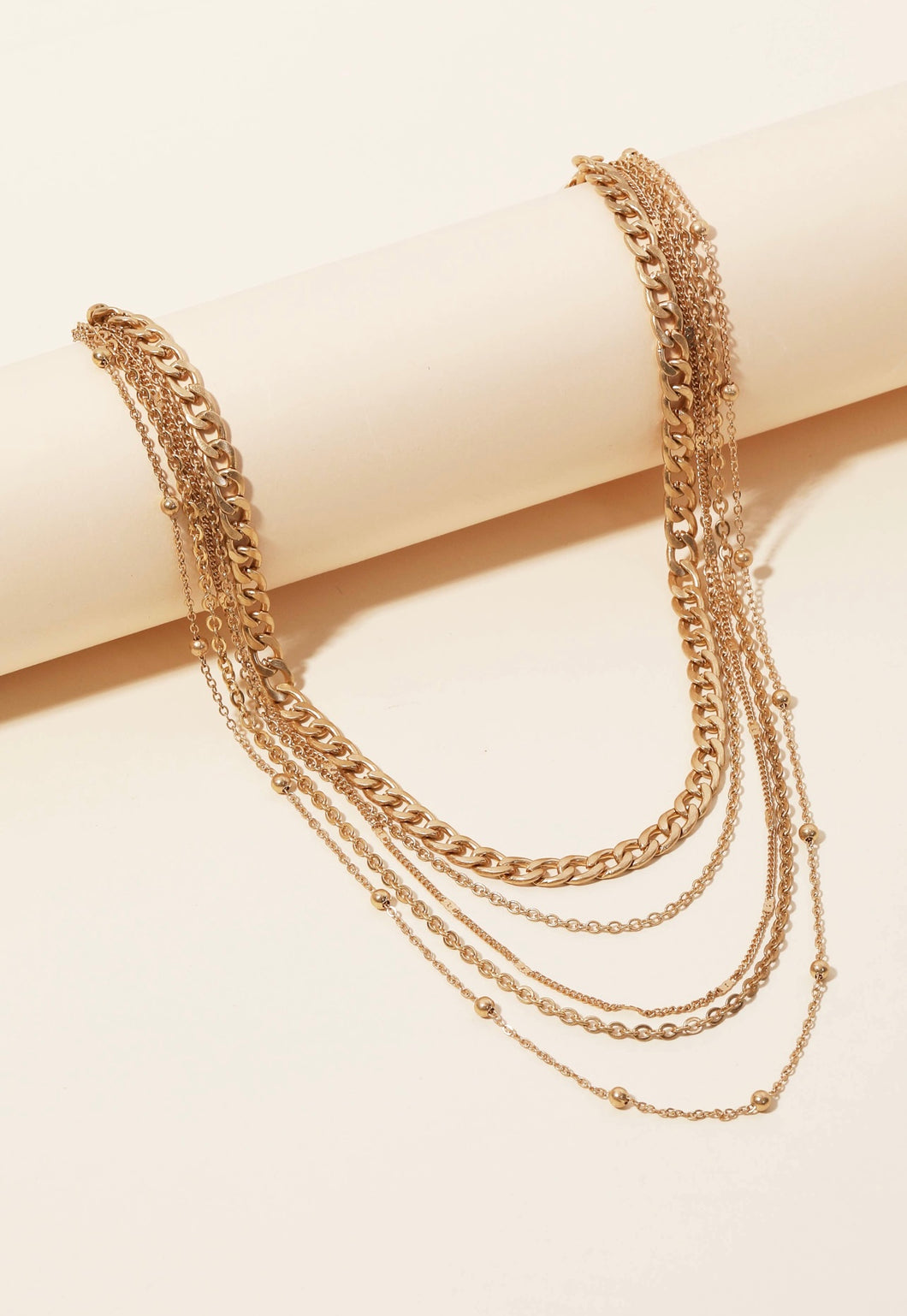 Dainty Multi Chain Layered Necklace